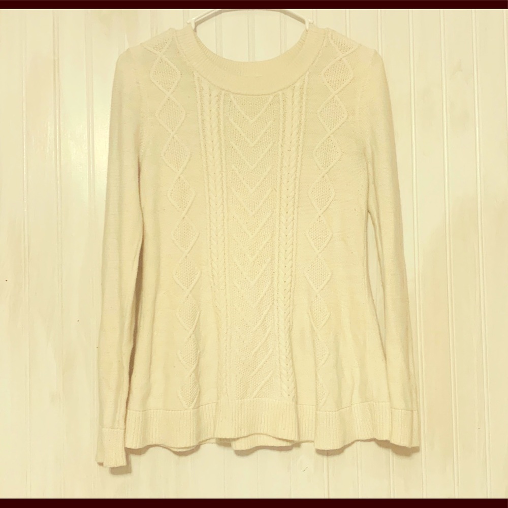 LOFT Outlet Cable Knit Sweater